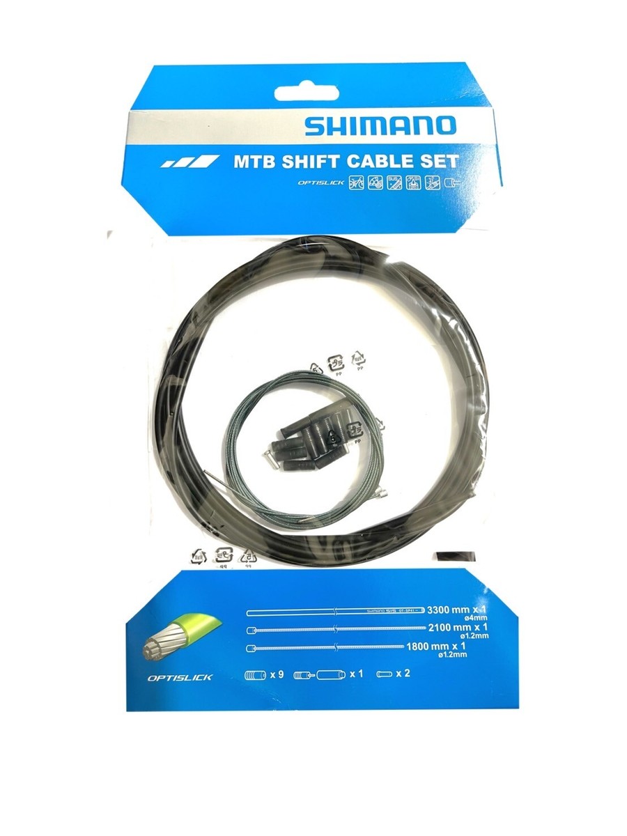 Shimano Mountain Bike MTB OPTISLICK Coated Shift Cable Housing Set
