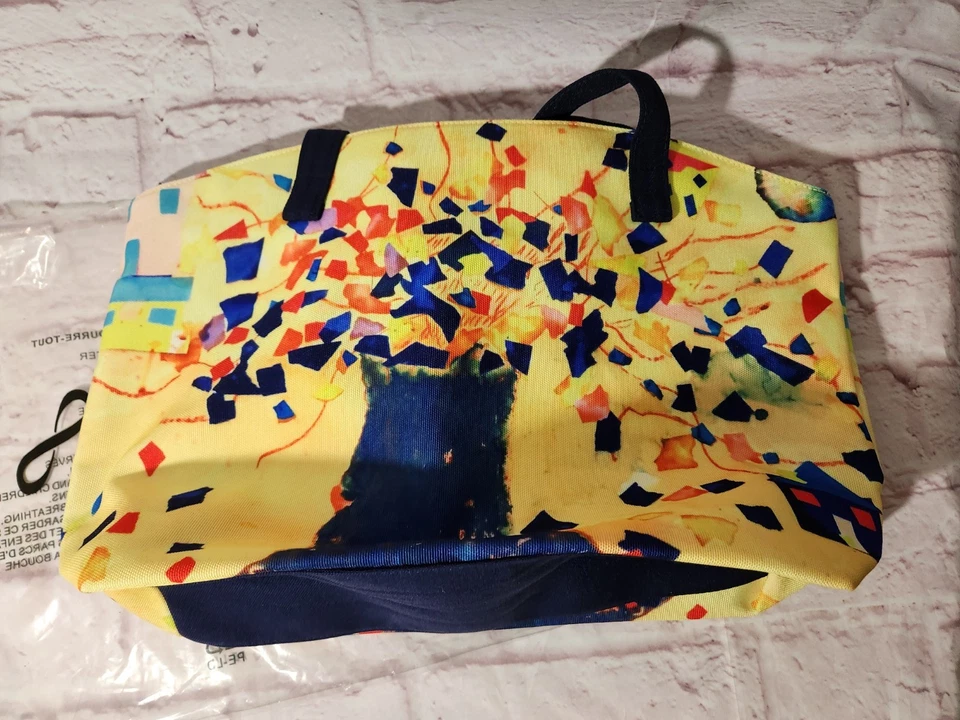 Bolso de Mano de Playa Vintage Avon Moda Bloque de Color con Asa Santuario para Familias Foto 4 de 4