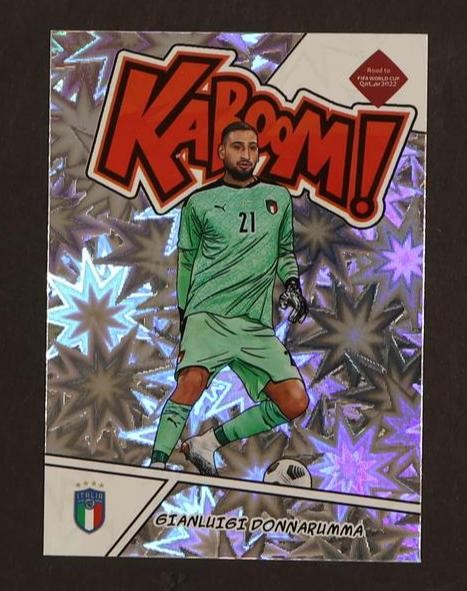 2021-22 Panini Donruss Road to Qatar Kaboom Gianluigi Donnarumma #18 SSP