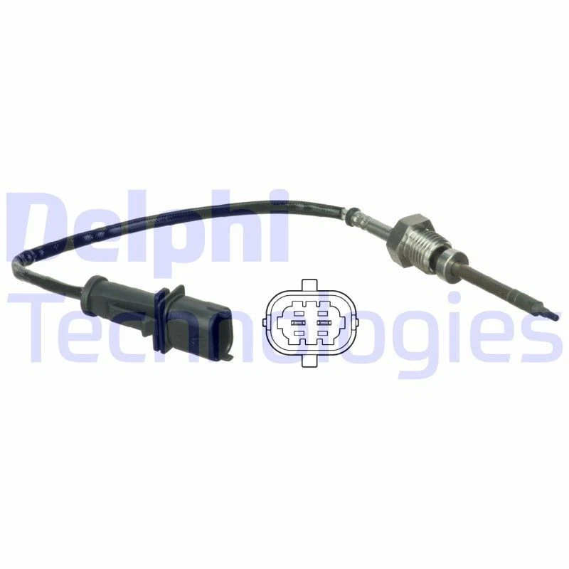 DELPHI Sensor de Temperatura Emisión Apto para Chevrolet Aveo Opel Astra Corsa - Imagen 2 de 2