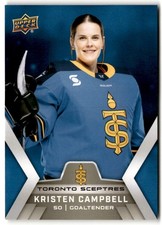Kristen Campbell 2024-25 Upper Deck PWHL Showcase #12 Toronto Sceptres