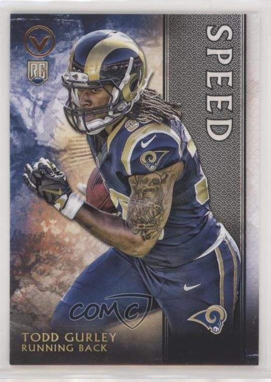 2015 Topps Valor Speed Todd Gurley II Todd Gurley #181 Rookie RC 0b3