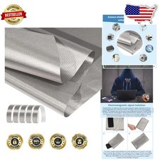 High-Performance Faraday Fabric 43"x130" Tape - RFID EMP Radiation Shield