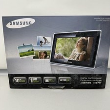 Samsung HD Digital Photo Frame Viewer SPF-107H BT10PS 10" SLIM Screen 1GB Memory