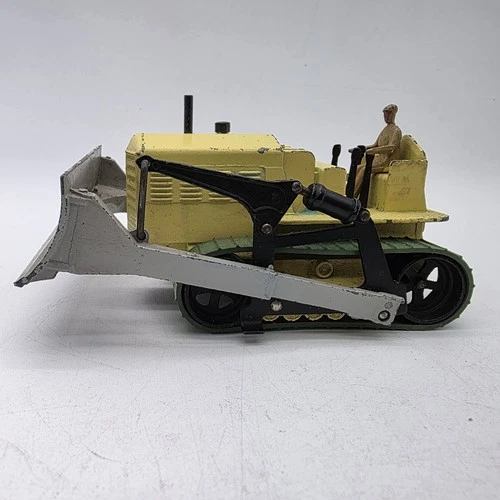 Vintage Dinky Supertoys - 961 Yellow Blaw-Knox Bulldozer Free Shipping