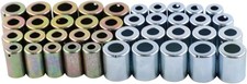 40PCS Hose Ferrule Set 6 8 10 12 Size Color Zinc Coating and Blue White Zinc Co