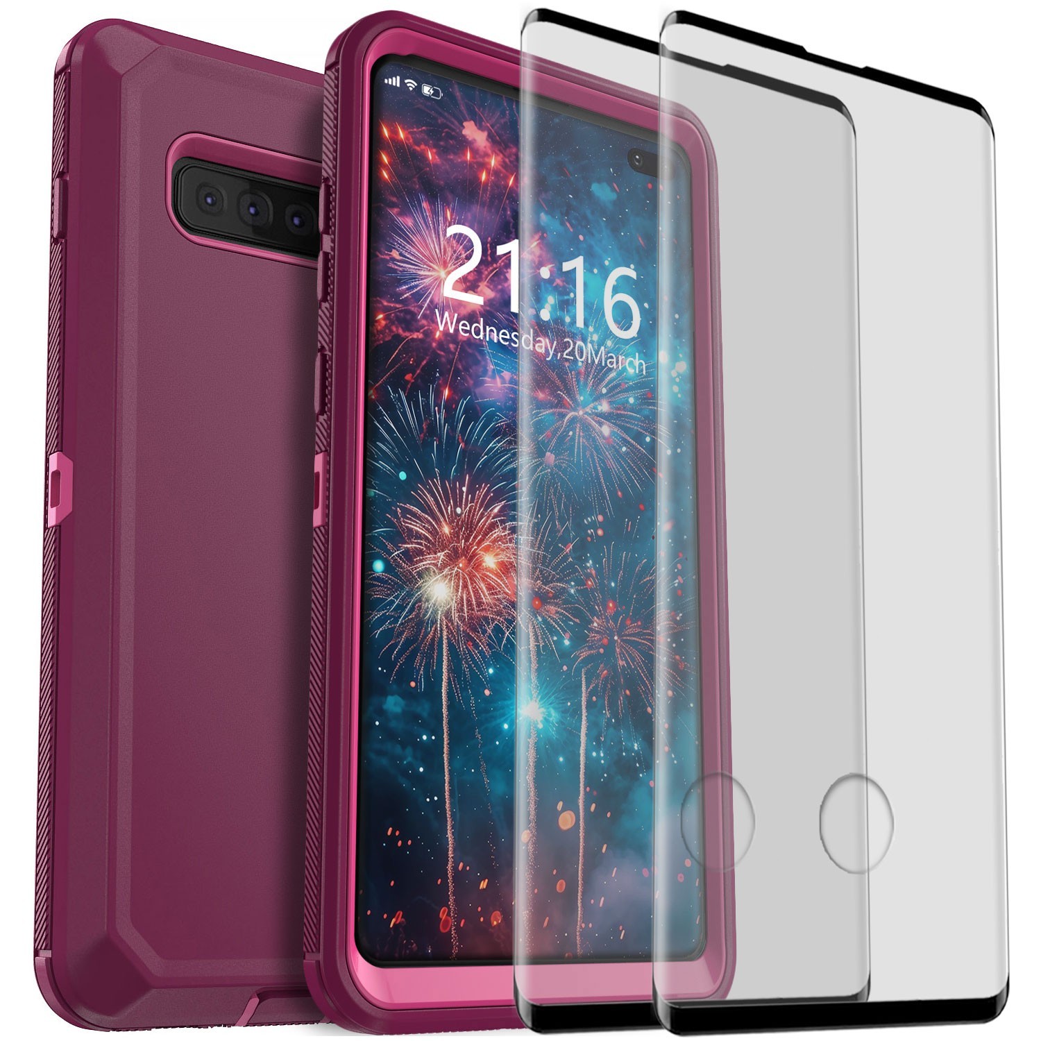 12. Red | Rose + 2x Tempered Glass