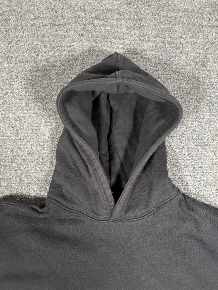 Alo Yoga Renown Heavyweight Hoodie Mens S Black Pullover Fleece Kangaroo Pocket View 5
