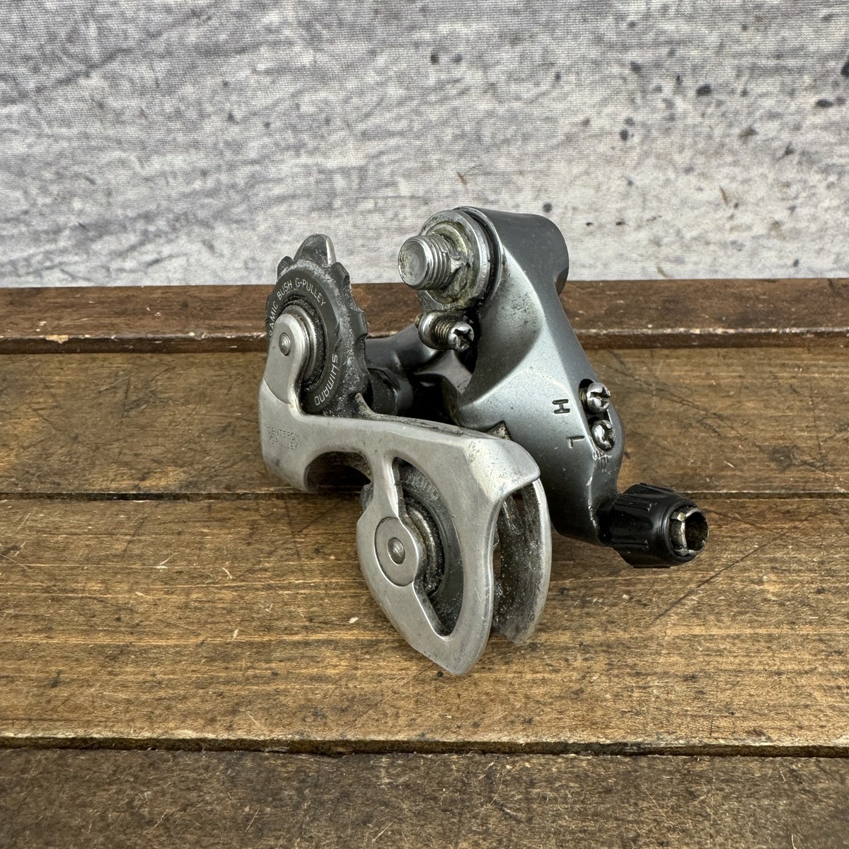 Vintage Shimano 600 Ultegra RD-6401 Rear Derailleur 8 Speed Short