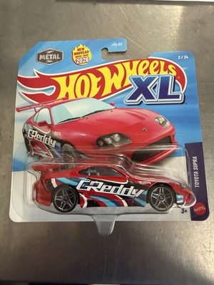 2026 Hot Wheels XL Red Toyota Supra Greddy, #2/24