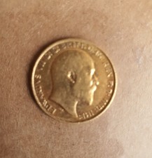 1908 Edward VII Half Sovereign 22 Carat Gold Coin