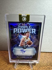 2025-26 Topps Three - Triple Power Autographs Kyle Filipowski #TP-KF /49 (AU)