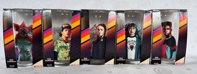 5x STRANGER THINGS Netflix Neu Ovp Glas Gläser Set