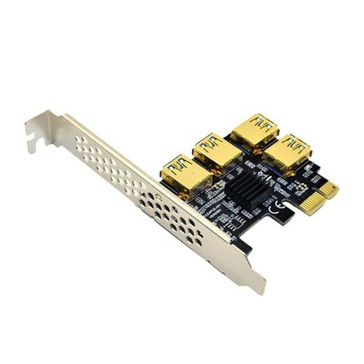 PCIe 1 zu 4 PCI Express Riser Karte PCI E 1X auf Extern 4 PCI e Adapter