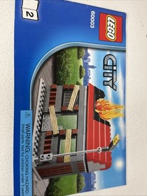 LEGO City 60003 Fire Emergency Books 1&2 Instruction Manual Only! 2013 No Blocks