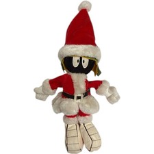 MARVIN the MARTIAN SANTA CLAUS Warner Bros Exclusive Bean Bag Plush Toy
