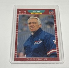 1989 Pro Set #34 MARV LEVY Buffalo Bills Coach HOF