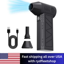 Electric Duster For Hair Barber,3 Gear Mini Cordless Portable Jet Dry Air Blower