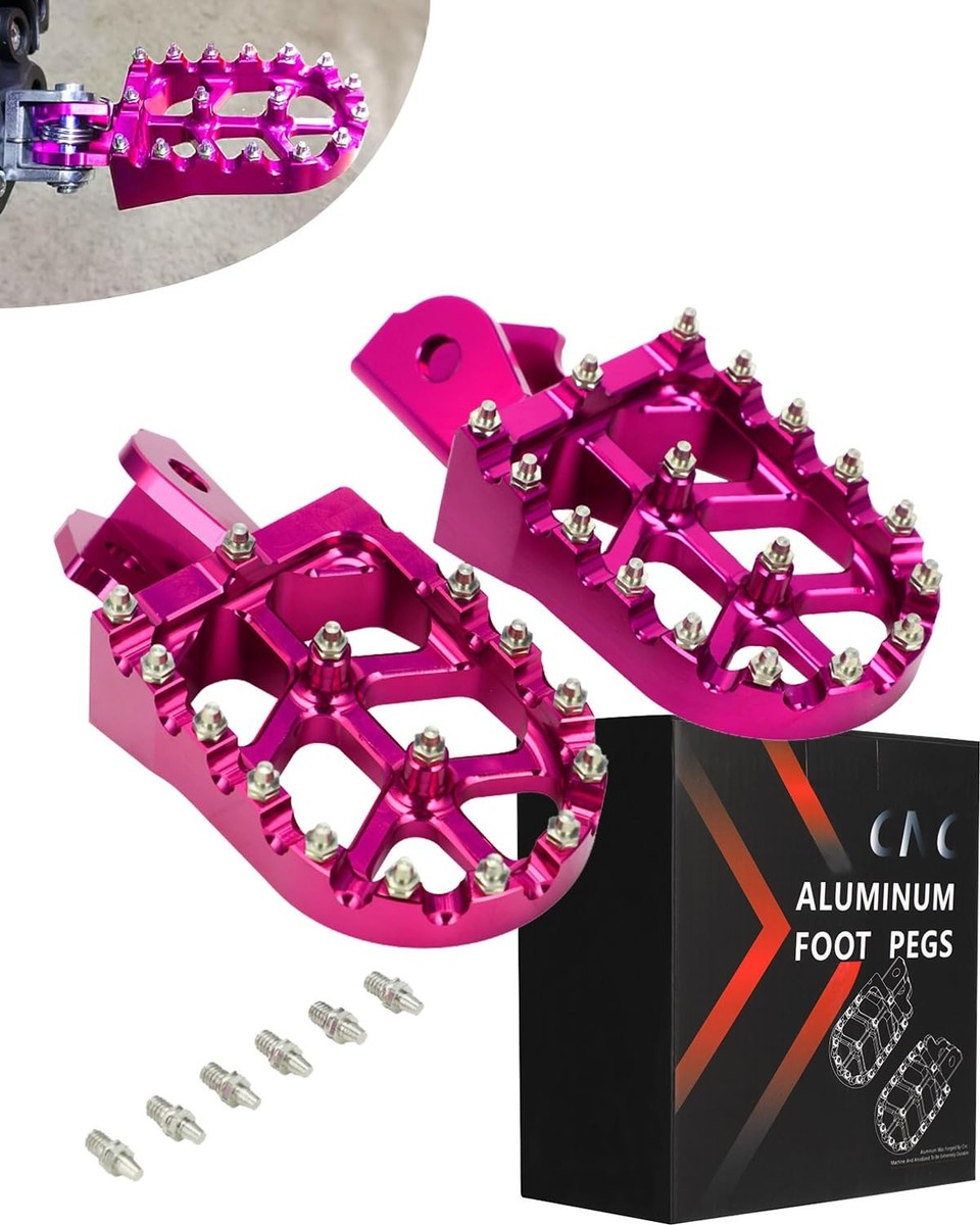 Dirt Bike Foot Pegs 7075 Aluminum CNC Pedals Rest Fits Surron