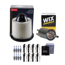 Denso Tune Up Kit NGK 8 Spark Plugs & NGK Boots Kit For Expedition 4.6L 5.4L V8
