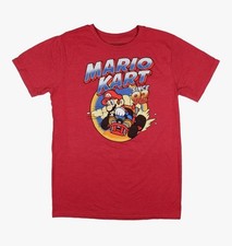 NWT SUPER MARIO KART SINCE 92 RETRO VIDEO GAME RED T-SHIRT SIZE XXL