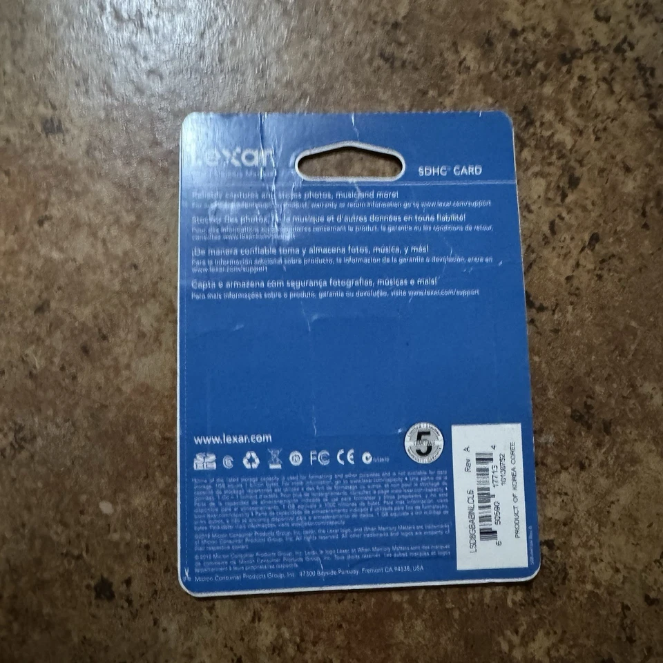 Lexar 512MB and Kingston 8 GB Class 4 SDHC Flash Memory Card SD4/8GB - Image 3 of 3