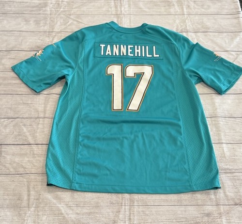 Miami Dolphins Home Jersey #17 Ryan Tannehill, Men Size L - Picture 6 of 10