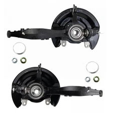 2pc Complete Wheel Bearing & Steering Knuckle Assembly Set for Accord 2.4L