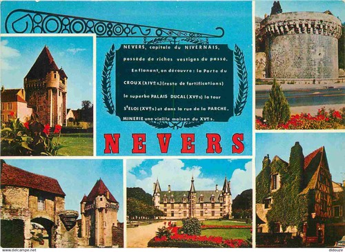 58 - Nevers - Multivues - CPM - siehe beidseitige Scans