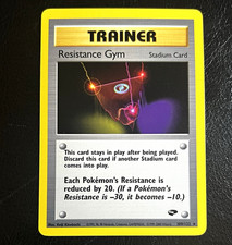 Wizards of the Coast Resistance Gym Gym Challenge 109/132 EN Unlimited on eBay