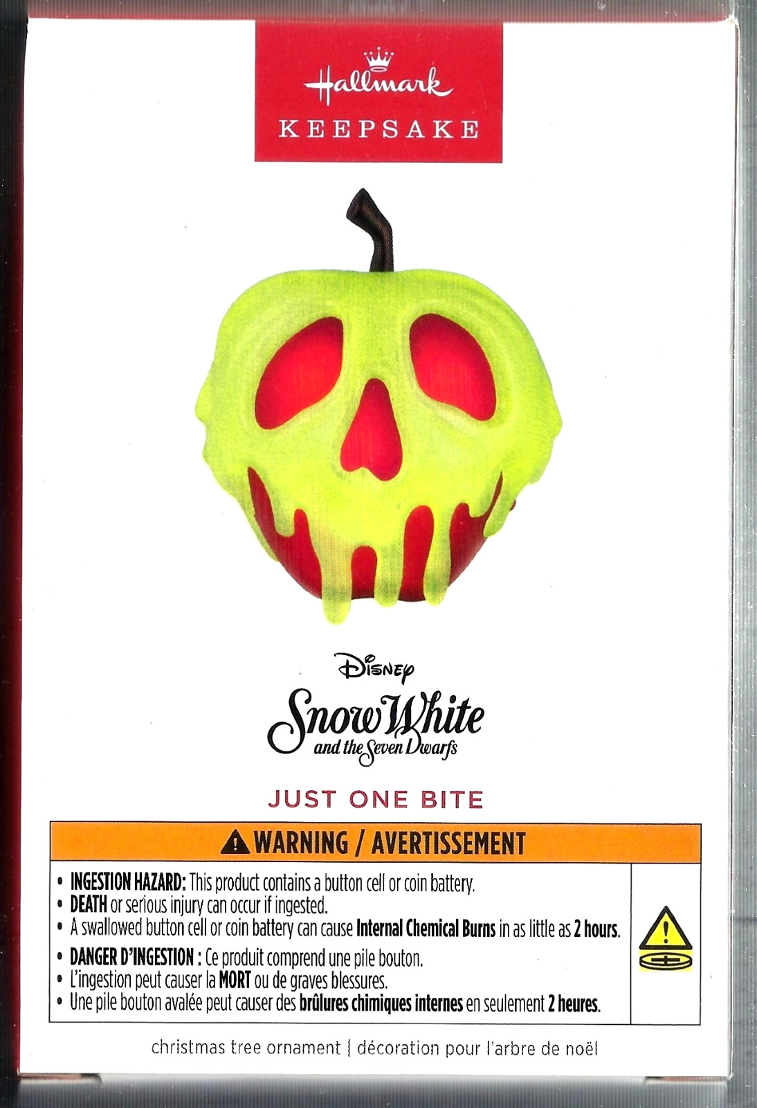 Hallmark 2026 Disney Snow White Evil Queen Poison Apple Just one Bite Light up