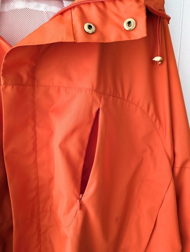 Lauren Ralph Lauren Windbreaker Jacke 1X Mesh gefüttert Full Zip Roll Away Kapuze - Bild 9 von 16