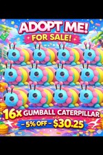  16x Gumball Bruco - Candicorno - Adotta i tuoi animali domestici CONSEGNA ISTANTANEA PIÙ ECONOMICA