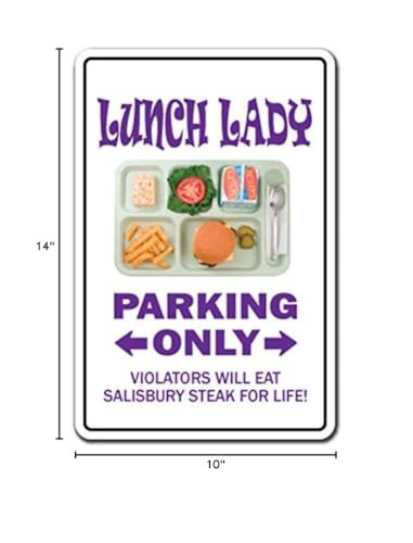 Lunch Lady ~Novelty Sign | Indoor/Outdoor | Funny Home Décor for Garages, Liv... - Picture 5 of 5
