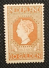 Netherlands 1913 Scott #101 Mint Cert