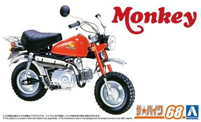 Aoshima 1/12 Scale Model The Bike(68)Kit Honda Monkey Z50J-1 1978