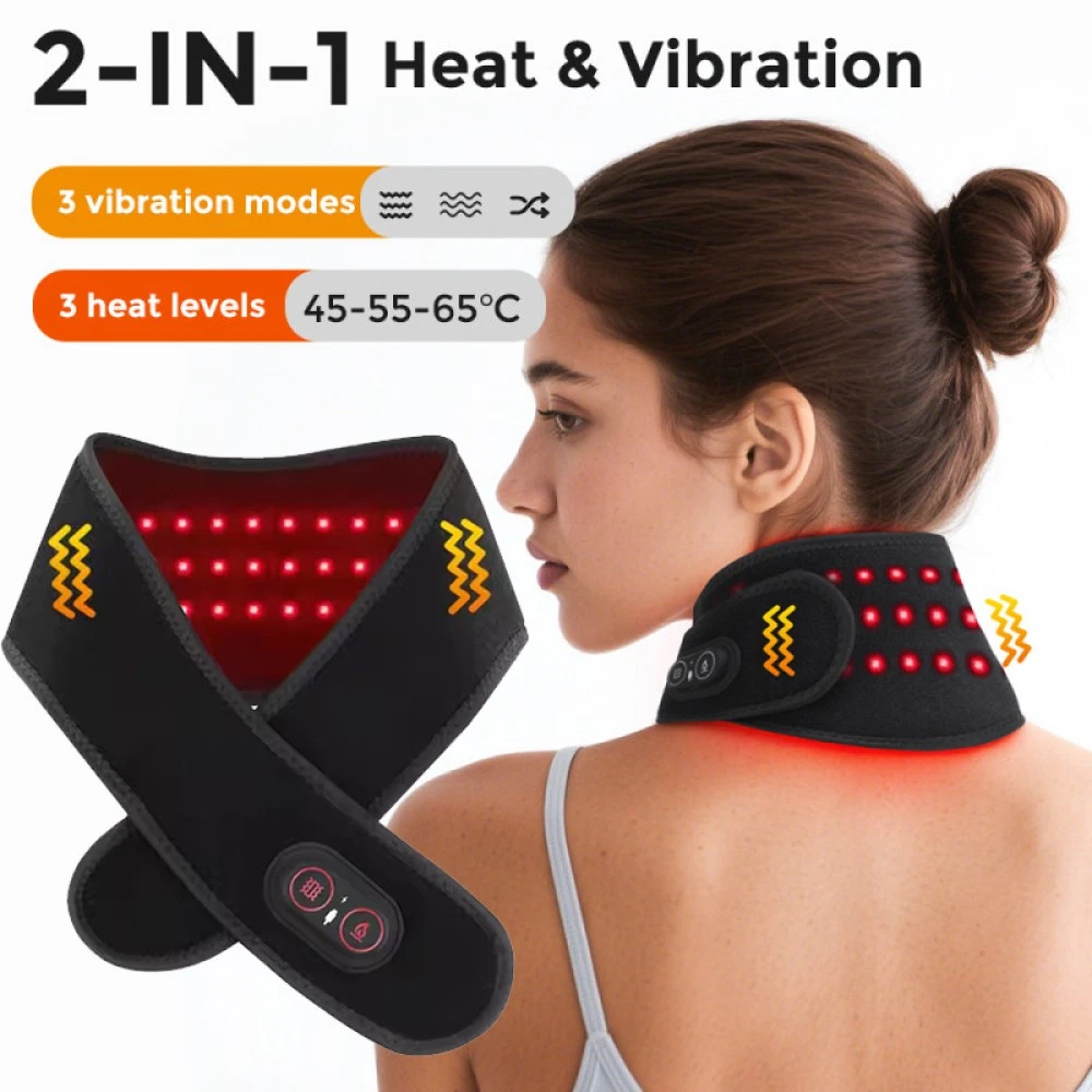 Heating Pad for Neck Shoulders Pain Relief Rechargeable Heated Wrap Neck Warmer
Opens in a new windo