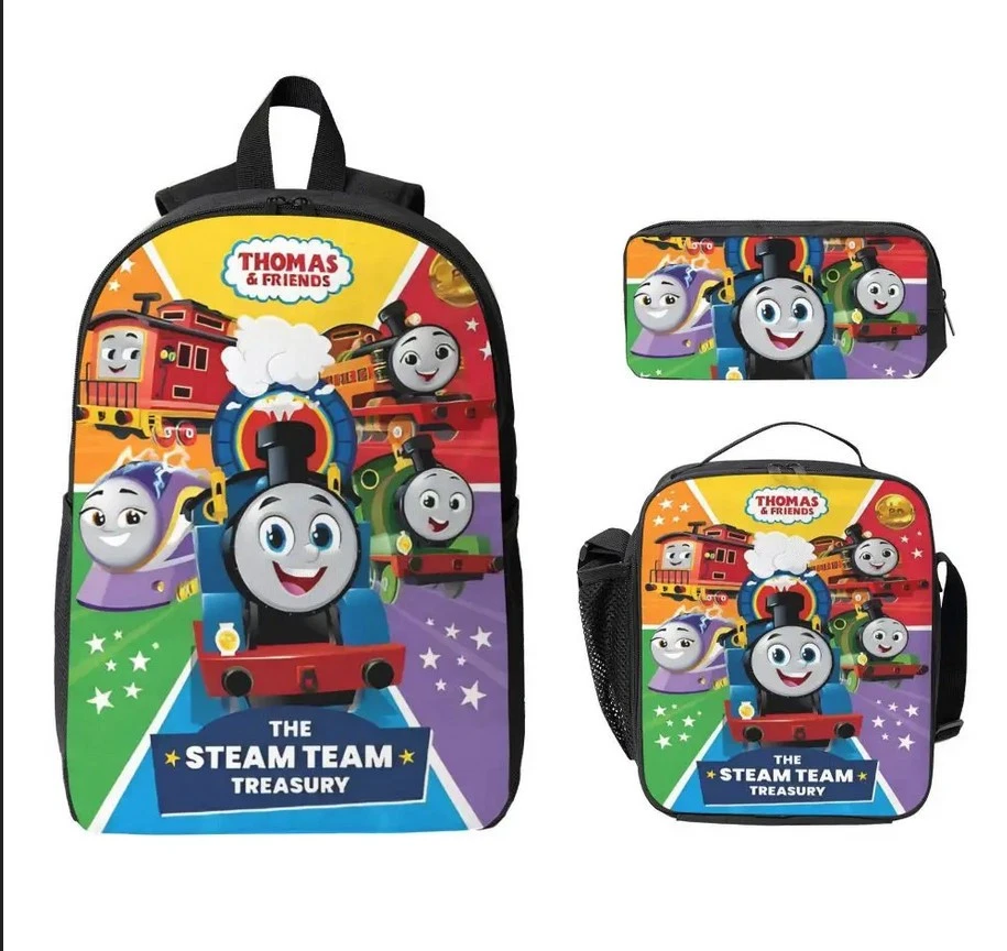 Thomas And Friends Backpack Set, School Bag Lunch Bag Pencil Case