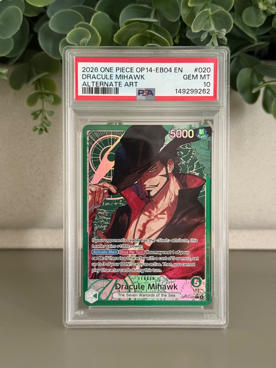 Dracule Mihawk - OP14-020 (Alternate Art) OP14-020 The Azure Sea's