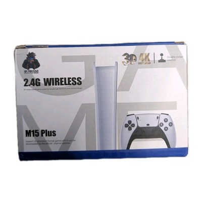 SJGAM M15 Plus Retro-Konsole Weiß HDMI 4K Ultra HD kabellose Controller