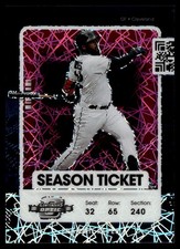 2021 Panini Contenders Optic Pink Velocity Franmil Reyes 7/9 #82