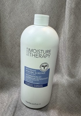 AVON MOISTURE THERAPY INTENSIVE HEALING & REPAIR 33.8 OZ BODY LOTION (NO PUMP)