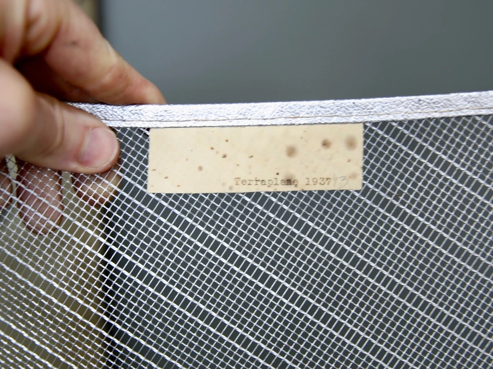 Antigo 1937 Hudson Terraplane carro radiador grade capa de tela acessório novo em folha - Imagem 3 de 4