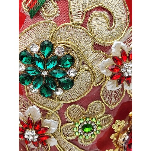 Mark Roberts Christmas 2024 King's Jewel Fancy Finial Ornament 8" Red Frosted - Picture 11 of 24