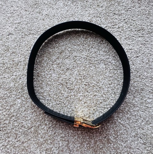 Louis Vuitton Epi Leather Belt Black with LV Buckle Size 85/34 - Picture 6 of 6