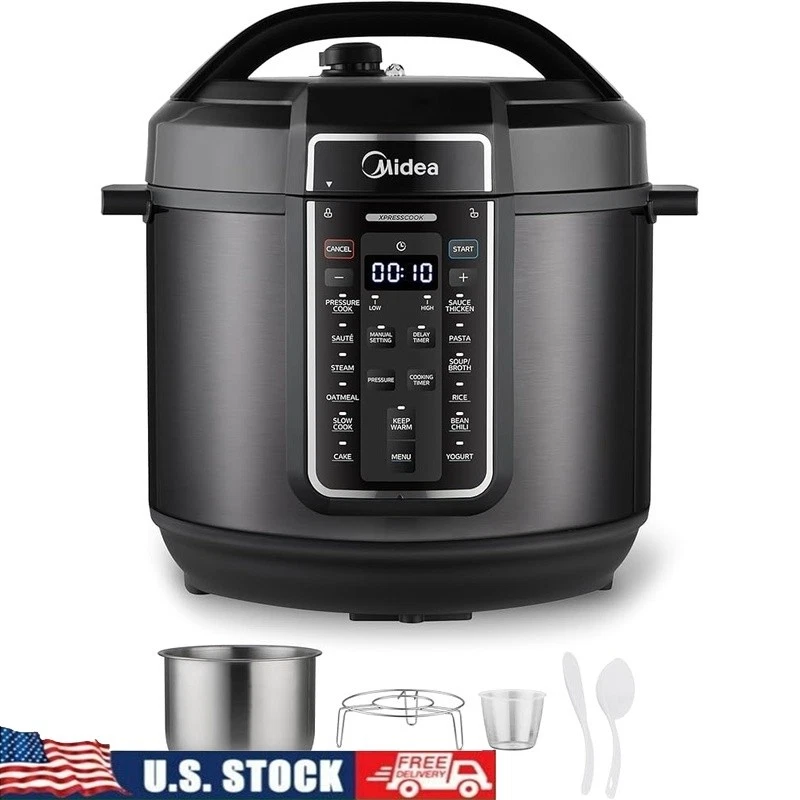 12-in-1 Electric Pressure Cooker Multi-Cooker Programmable Stainless Steel New