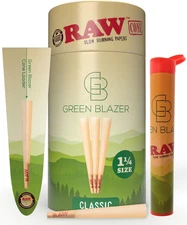 Cones Classic 1 1/4 Size: 150 Pack Patented Slow Burning Pre Rolled Rolling Pape