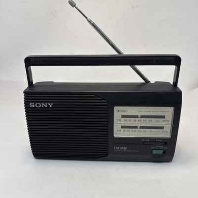 Sony ICf-24 AM/FM Radio - Battery AC/DC Powered - Tested