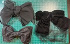 8 Inch Extra Large Grosgrain Knot Hair Bow With Clip for Girls X3 Vintage — photo 1