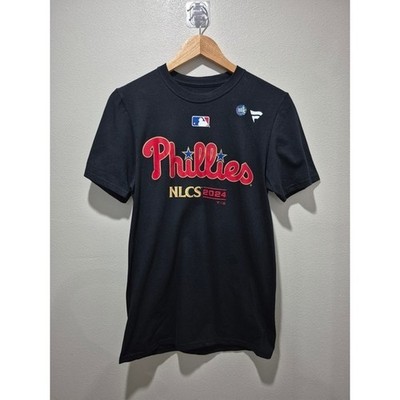 NWOT Phillies NLCS 2024 MLB Baseball T-Shirt Fanatics Black Mens Small